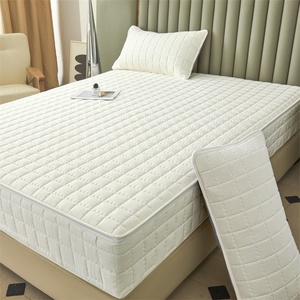 Coprimaterasso Semplice Antimacchia Completamente Coprente, Tinta Unita, <span class=keywords><strong>per</strong></span> Hotel e Casa, Misura Queen, Personalizzabile - Product Image 5