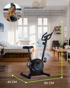 Gymbopro Tập Thể Dục Từ Xe Đạp Nhà Phòng Tập Thể Dục Cardio Đào Tạo Màu Đen 110Kg Tập Thể Dục Xe Đạp Cho Trong Nhà - Product Image 6