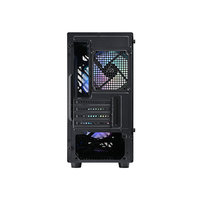 Boîtier de PC de bureau OEM, tour d'ordinateur, boîtier M-ATX avec panneau en plastique et fenêtre latérale en verre transparent, PC pour le bureau, la maison, les entreprises