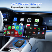 Carlink Tbox Lite de Alta Velocidad con GMS, Sistema Android, Wifi Dual, Más Apps, Múltiples Puertos HDMI, Dongle Carplay USB para Auto, 4G 32GB AI Box