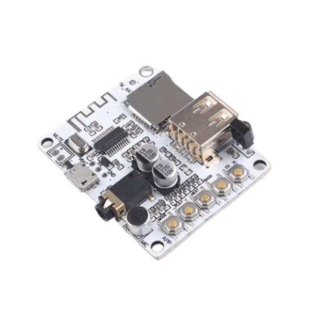 New and original IC Wireless Bluetooth audio receiving board module decoding and playback with USB TF card
