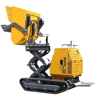 Hydraulischer Raupenkipper 13,5 PS CE Euro 5 für Baustelle, Bauernhof, Garten, Obstgarten und Lager