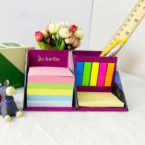 Notes autocollantes personnalisées pour agenda de Noël, en papier kraft, avec logo couleur personnalisé, pour écriture et dessin, usage scolaire/bureau, mignonnes - Product Image 1