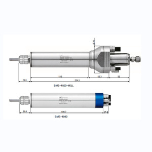 แกนมอเตอร์ไฟฟ้า NSK รุ่น BMS-4020-MQ มอเตอร์กลึงความเร็วสูง 230V แบบแม่เหล็กถาวรชนิดแปรงถ่าน - Product Image 2