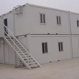 Afneembare Platte Verpakte Container Appartement Prefabricaat Living Modulair 20ft Prefab Container Huis