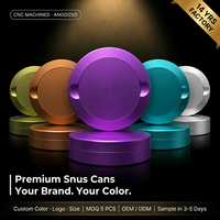Fournisseur et fabricant professionnel de snus, boîte en aluminium CNC à deux couches, OEM personnalisé, vente en gros