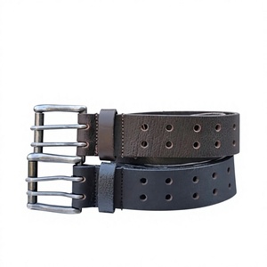 100% Luxury Cow Hide Leather Vintage BS INTERNATIONAL NA97 Custom Logo Heat-Transfer Printing Steel Pin Square Waterproof - Product Image 3