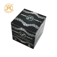 Boîte d'emballage d'encens personnalisée imprimée, boîte en papier gaufré avec feuille d'aluminium, design de luxe écologique pour la promotion de la marque