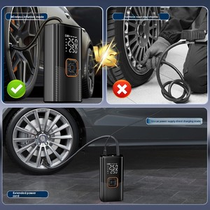 Inflador <span class=keywords><strong>de</strong></span> Neumáticos Eléctrico Inalámbrico Portátil <span class=keywords><strong>de</strong></span> Alta Presión <span class=keywords><strong>de</strong></span> 120 W, <span class=keywords><strong>Compresor</strong></span> <span class=keywords><strong>de</strong></span> Aire Digital para Automóvil con Material ABS <span class=keywords><strong>de</strong></span> 150 psi - Product Image 4