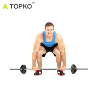 Barre d'haltères de 20 kg TOPKO pour la musculation, la compétition et l'entraînement en salle de sport