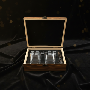 Set Regalo Novità con Fiaschetta per Whisky, Pietre Refrigeranti e Bicchieri, Spedizione Gratuita negli Stati Uniti, Regalo per la Festa del Papà - Product Image 1
