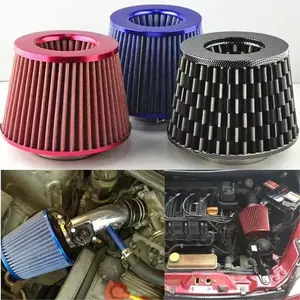 車用ユニバーサル<span class=keywords><strong>3</strong></span>インチ冷気吸気システム高流量キノコヘッド吸気フィルター大流量新しい状態 - Product Image 6