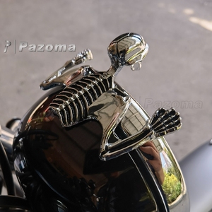 Mô Tả Sản Phẩm Phụ Kiện Xe Máy Skeleton Mudguard Trang Trí Hình Cafe Racer Fender Trim Nhà Ở Đèn Pha - Product Image 2