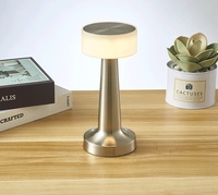 Lampe de table haltère créative transfrontalière veilleuse tactile barre de charge décorative pour chambre salon camping batterie 5V