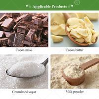 Broyeur à billes vertical continu de laboratoire pour chocolat, capacité 100 kg - 500 kg, pour raffinage du chocolat