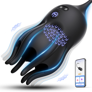 Nieuwe Kwallen Exerciser Mannelijke Trainer Vibrator Seks Speelgoed 10 Vibratie Modi Stimuleert Erectie Verlengt Uithoudingsvermogen en Penis - Product Image 1