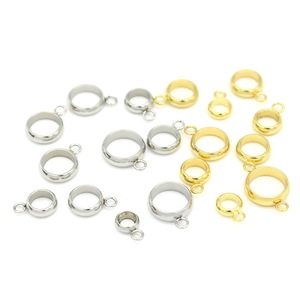 Stainless Steel Positioning Beads With Pendant <b>Ring</b> Round Shape For DIY Jewelry Making Accessories 8mm 10mm 12mm 14mm 16mm - Product Image 5