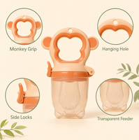 Chupete de Silicona para Alimentar Bebés con Frutas, Libre de BPA, Mordedor para Frutas y Verduras