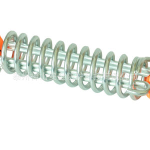 Cuerda de sujeción para tienda de campaña al aire libre, 65 cm, 126-252 cm, ajustable, naranja, de aleación y poliéster, kit de amarre para toldo de RV y trampolín - Product Image 3