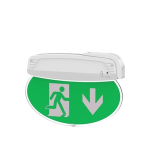 <span class=keywords><strong>Film</strong></span> indicateur rétroéclairé remplaçable, installation suspendue, panneau LED ultra-fin en plastique, signalisation de sortie de secours LiFePO4 >24m - Product Image 1