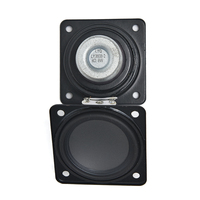 Haut-parleur large bande de haute qualité 48 mm carré avec bord en caoutchouc, aimant interne double, 16 mm, 4 ohms, 8 W pour enceinte