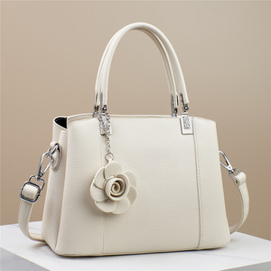 Women's Handbag Lady Rose Shaped <b>Patchwork</b> Solid Trendy <b>Bag</b> - Product Image 4