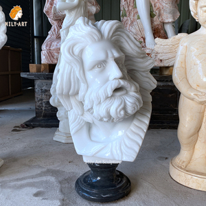 Personalizzato Intagliato A Mano In Marmo Bianco Del Busto Statua di Pietra Classico Laocoonte Testa Scultura Per La Decorazione di Raccolta - Product Image 6