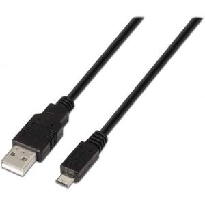 Cable USB 2.0, Micro USB Macho, hasta 2.5W, 60Mbps, 80cm, Negro - Ideal para Cargar y Transferir Datos entre Dispositivos - Product Image 1