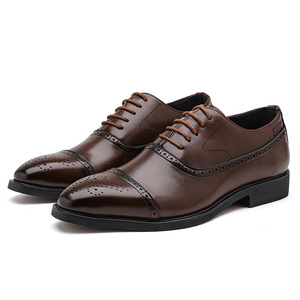 Chaussures en cuir formelles et décontractées respirantes et confortables pour hommes, tendance, grandes tailles, été 2026 - Product Image 5