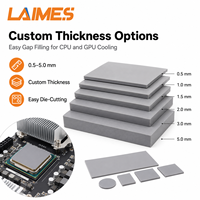Coussin thermique à épaisseur personnalisée pour module de mémoire GPU et contact avec dissipateur thermique