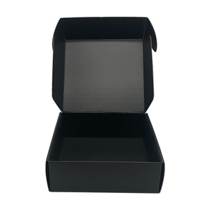 Boîte d'emballage postale ondulée noire pour petites entreprises Petites boîtes d'<span class=keywords><strong>envoi</strong></span> <span class=keywords><strong>postal</strong></span> - Product Image 2