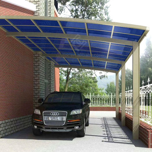 Fabrication usine prix avec haute neige et charge de pluie Pas Cher Cadre En Aluminium Cantilever Abri <span class=keywords><strong>Garage</strong></span> toit de feuille de polycarbonate - Product Image 2
