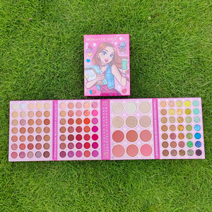 Palette de fards à paupières 117 en gros, palette de <span class=keywords><strong>maquillage</strong></span> tout-en-un mat, nacré, contour et surligneur - Product Image 3
