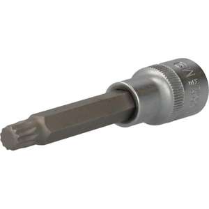 BRILLIANT TOOLS - BT022945 1/2'' <b>spline</b> bit <b>socket</b>, 100 mm long - EAN 4042146776780 HAND <b>SOCKETS</b> 1/2" - Product Image 1