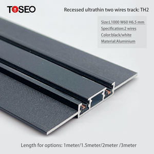 Hecho de aleación de aluminio adecuado para el hogar centro comercial Cob Track Light Sistema de iluminación de pista magnética ultrafina - Product Image 2