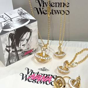 Nuevo Conjunto de Joyería de Alta Calidad 2025 de Moda Occidental, Reina Madre NANA, con Zirconia Grande 3D y Aleación de Cobre Galvanizado con Efecto Goteo de Resina Saturno - Product Image 4