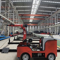 Carro Robótico de Soldadura Móvil Inteligente, Sin Necesidad de Programación, Brazo Automático de 6 Ejes para Tareas Versátiles de Trabajo en Metal