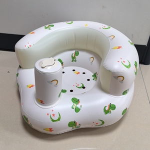 Portable <b>Inflatable</b> Baby Seat Soft PVC Infant <b>Sofa</b> Foldable Nursery Chair for Home Hotel - Product Image 3