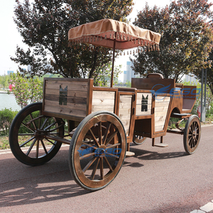 Fabricant de charrettes à chevaux classiques personnalisées uniques en bois, charrettes à chevaux de tourisme de qualité supérieure, buggy de tourisme - Product Image 5