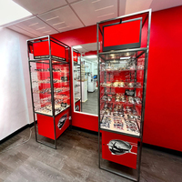 Mingtang Haute Qualité Personnalisé Au Détail Optique Magasin Led Étagère Lunettes Lunettes De Soleil Étui À Lunettes Vitrine Cabinet Présentoir Stand