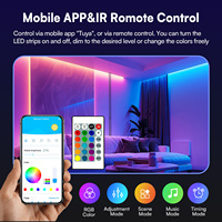 Kit d'éclairage LED RGB 5V Boost 24V pour bande Ambilight, cordons lumineux en cuivre avec télécommande Daybetter APP, IP44 pour chambre et salon