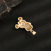 Hip Hop Fashion Star Pendentif Plaqué Or Pentagramme Bling Bling Cadeau Homme Bijoux