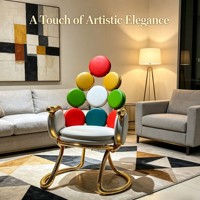 Fauteuil d'appoint portable en forme de serpent, structure en cuivre pur, revêtement en cuir microfibre, résistant à l'eau, canapé simple de luxe pour salon