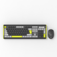 Penjualan Terbaik keycap Retro Vintage Keyboard kabel mesin tik dan Mouse untuk ponsel