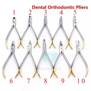 Dental Orthodontic Carbide Tip Dental Orthodontic Pliers Distal Wire End Cutter, Bracket Brace Remover Plie