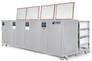 Machine de <span class=keywords><strong>nettoyage</strong></span> ultrasonique multi-étapes à 4 réservoirs CANDOSONIC 88L pour blocs moteur, injecteurs de carburant et carburateurs - Product Image 4