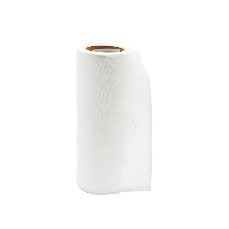 40gsm Pearl Printed 100%Viscose Cotton Non-woven Organic Roll Lint Free White Disposable Mesh Non Woven Spunlace Nonwoven Fabric