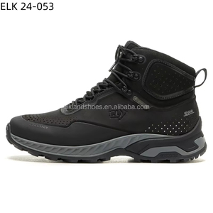New Men Nubuck <b>Waterproof</b> Hiking Boots Breathable Anti Slip Lightweight All Summer Outdoor Trekking Shoes PU Midsole Elkland - Product Image 6