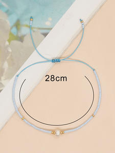 Bracelet de perles simples Miyuki personnalisé ajustable pour femme Vente en gros Fait à la main - Product Image 3