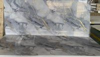 Panneau mural en PVC flexible à haute brillance 4*8 pieds, panneau mural en plastique à impression numérique marbrée, panneau UV, feuille de marbre en PVC pour murs